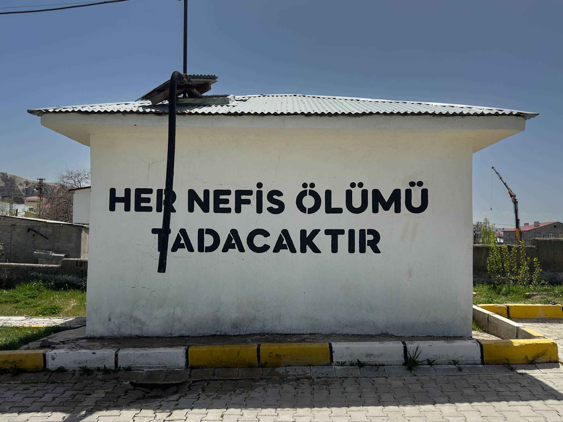 “Every soul will taste death.” Van, 2024. Photograph: Doğukan Tatar.